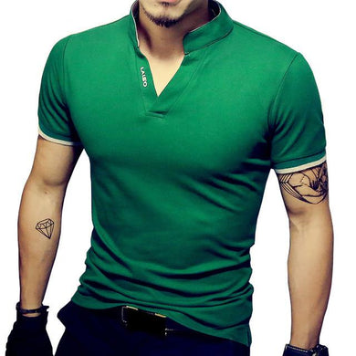 New Arrival Cotton Men Polo Shirt Tops Fashion Brand Plus