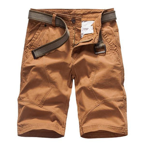 Summer Mens Cargo Shorts Brand Green Army Military Tactical